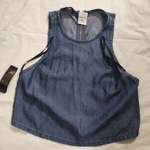 NWT Guess Denim Sleeveless Top